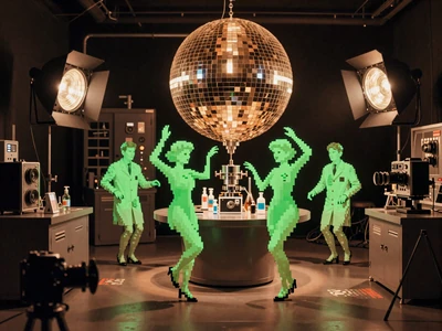 Funky Time Live Show als Disco-Labor-Experiment bei CasinoLab Live Casino